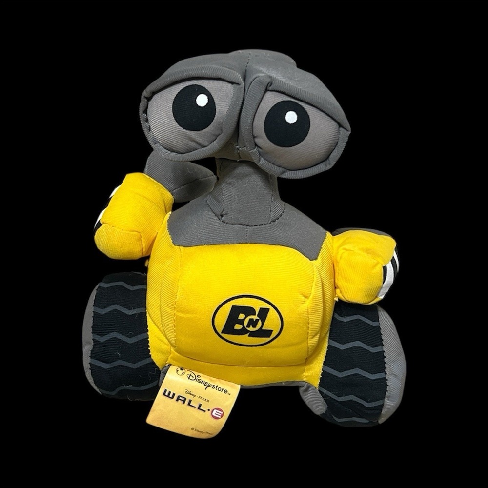 Disney Store Exclusive Wall-E Robot 8" Plush Pixar Head Turns Stuffed Animal Toy